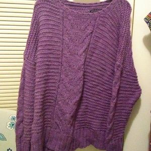 Purple American eagle sweater xxl